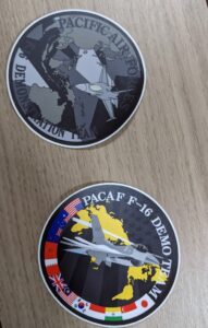 PACAF F-16 DEMO STICKERS