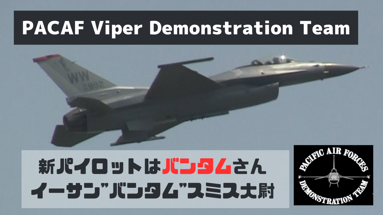 PACAF Viper Demonstration Team 太平洋空軍 バイパー ...
